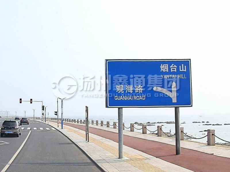BZG-015，交通標(biāo)志桿，雙柱標(biāo)志桿