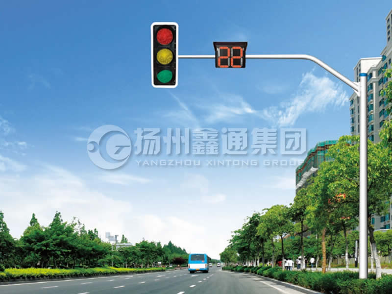 XHDG-010，彎臂信號燈桿，臨沂信號燈桿