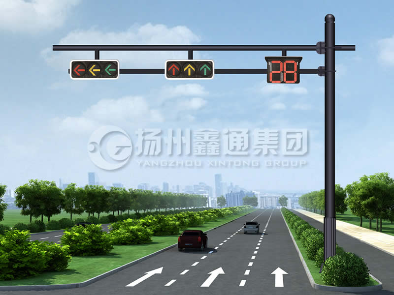 XHDG-061，F(xiàn)型信號(hào)燈桿，晉中信號(hào)燈桿